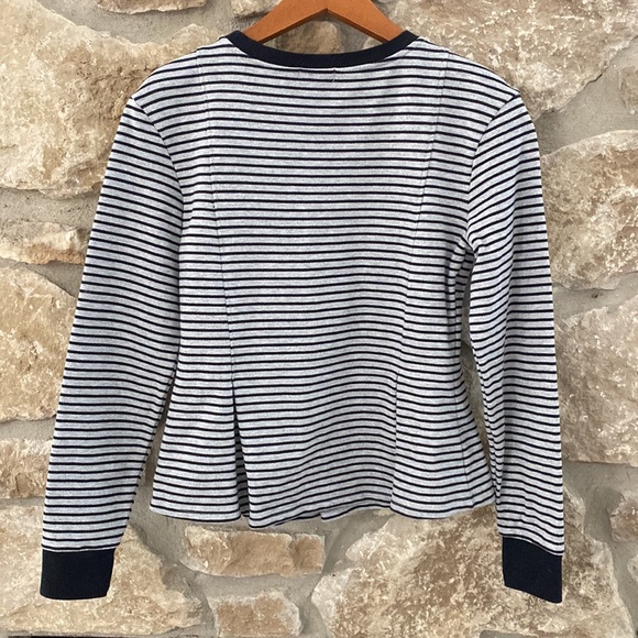 Chelsea28 striped long-sleve sweatshirt, M - Picture 3 of 11
